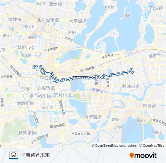 沪塘线公交车路线图图片