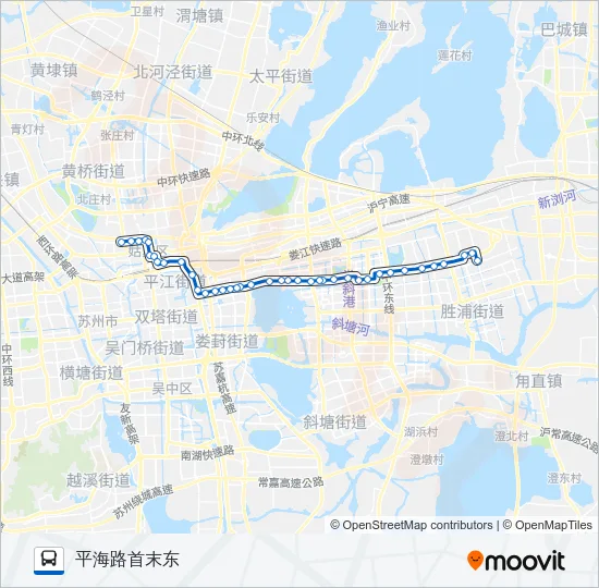 215路 Bus Line Map