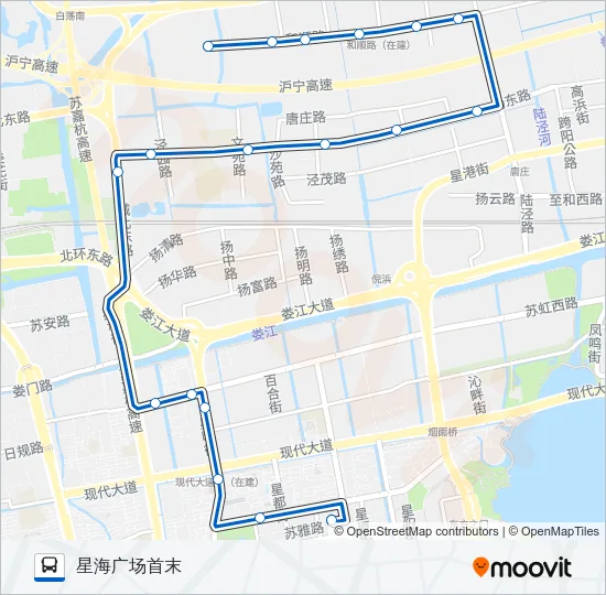 256路 Bus Line Map