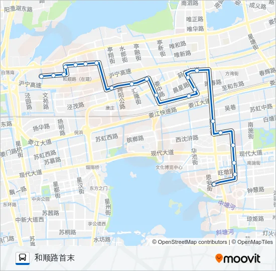 258路 Bus Line Map