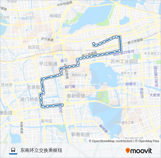 261路 Bus Line Map
