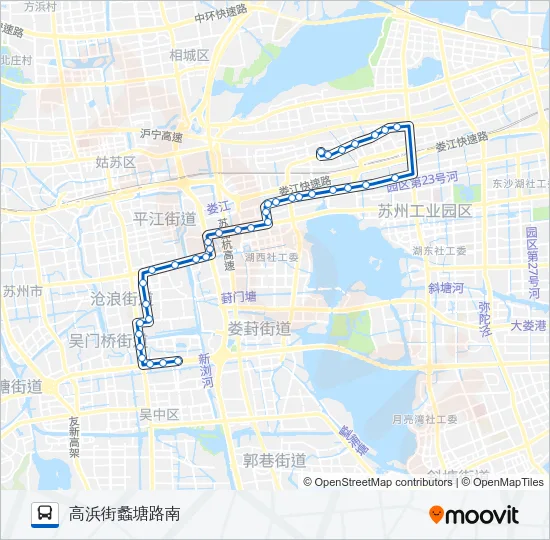 261路 Bus Line Map