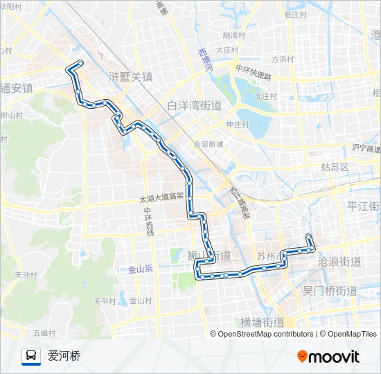 303路 Bus Line Map