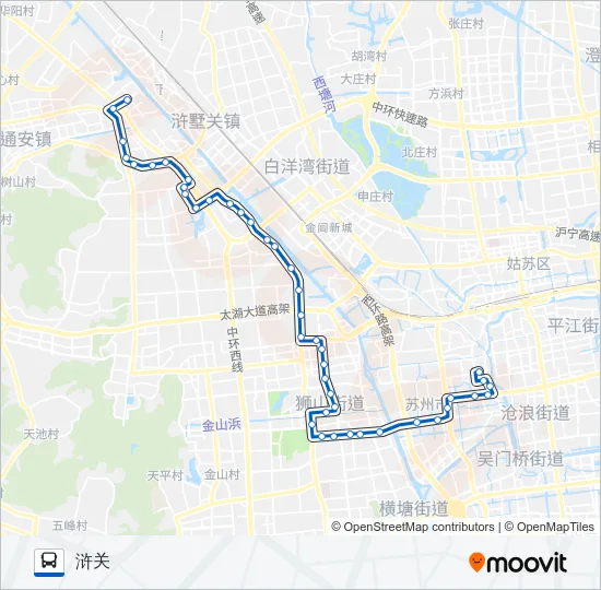 303路 Bus Line Map