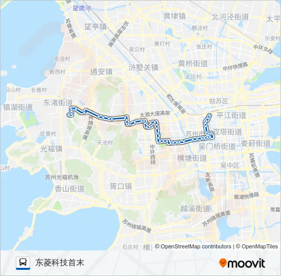 304路 Bus Line Map