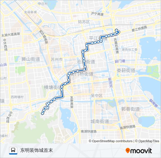 305路 bus Line Map