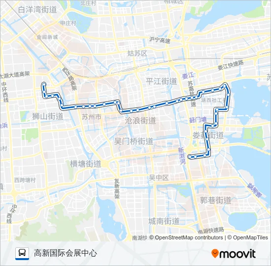 307路 Bus Line Map