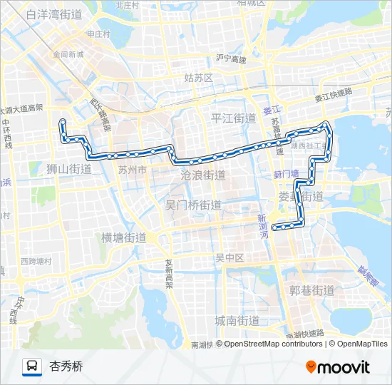307路 Bus Line Map