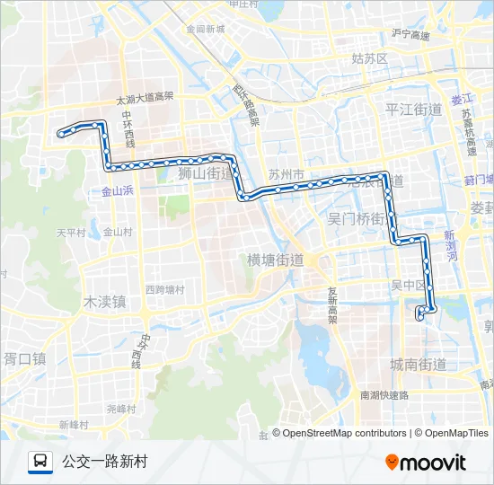 308路 Bus Line Map