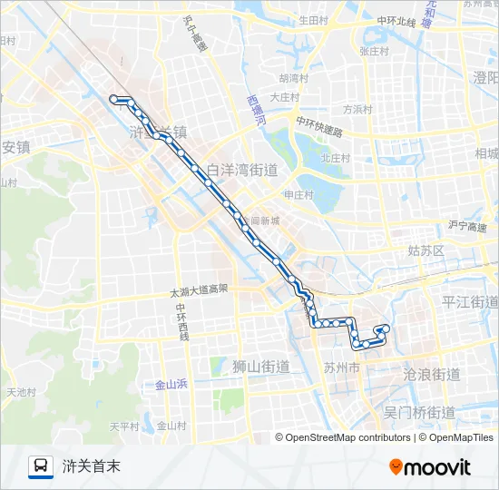 311路 Bus Line Map