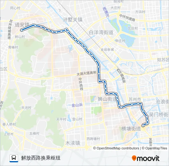 321路 Bus Line Map