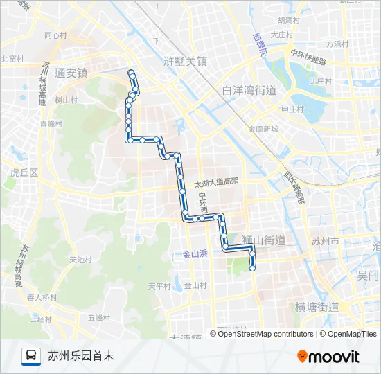 327路 Bus Line Map