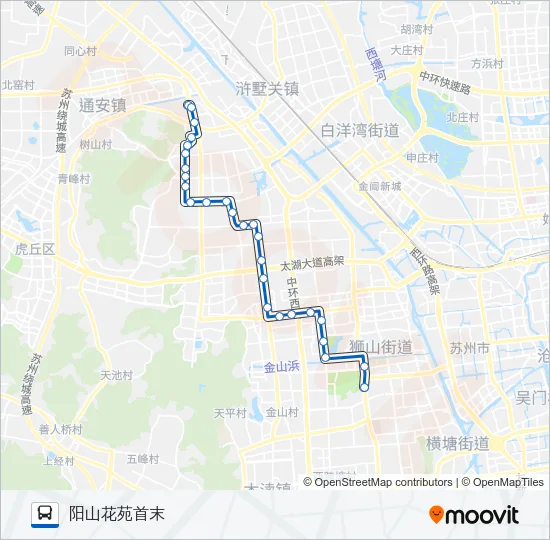 327路 Bus Line Map