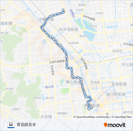 328路 bus Line Map