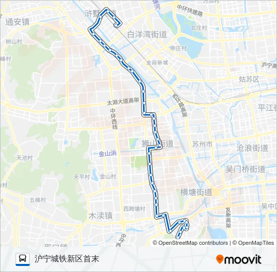 329路 Bus Line Map