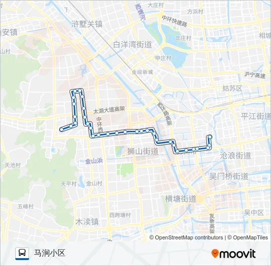 332路 Bus Line Map
