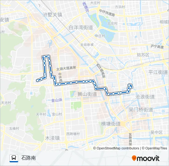 332路 Bus Line Map