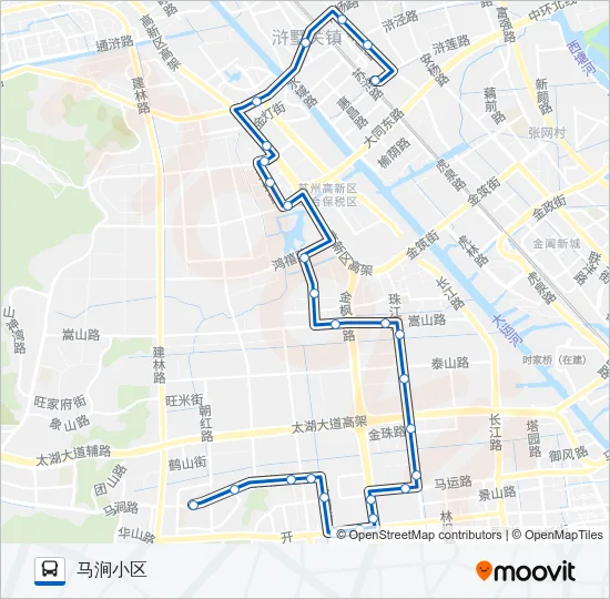 335路 Bus Line Map