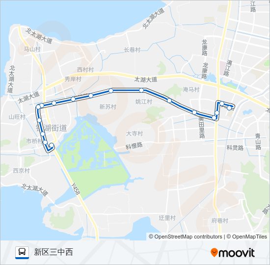 公交352路的线路图