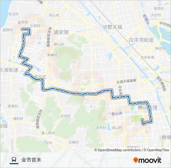 353路 Bus Line Map