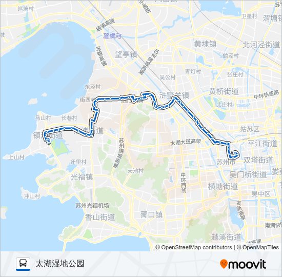 公交441路的线路图