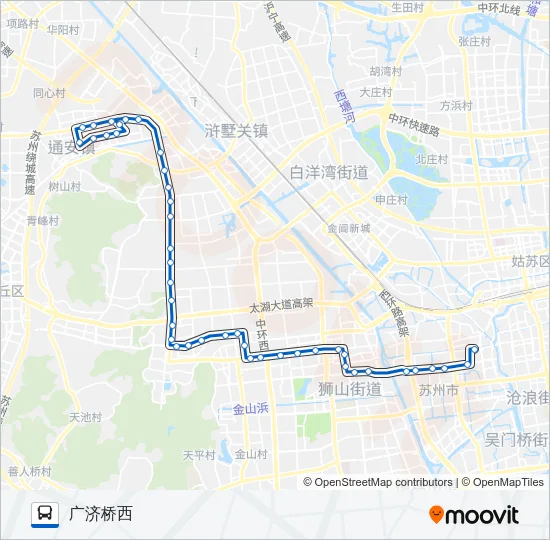 442路 Bus Line Map