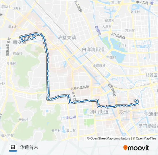 442路 Bus Line Map
