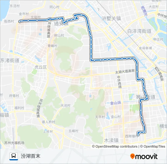443路 Bus Line Map
