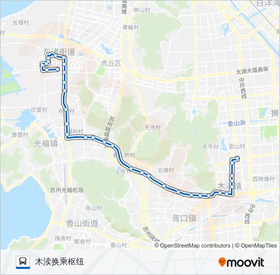 446路 Bus Line Map