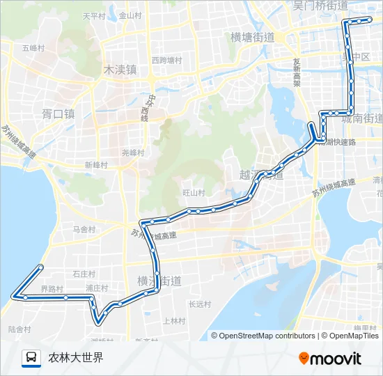 503路 Bus Line Map