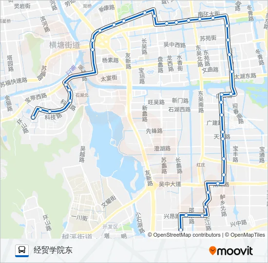 504路 Bus Line Map