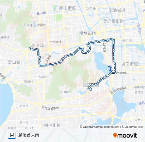 505路 Bus Line Map