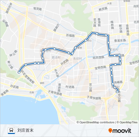 公交506路的线路图