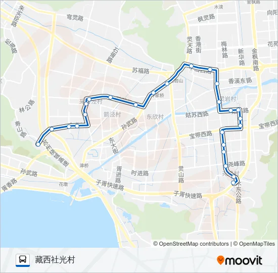 506路 Bus Line Map