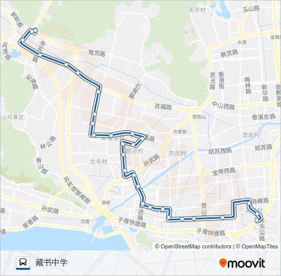 公交507路的线路图