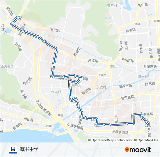 507路 Bus Line Map