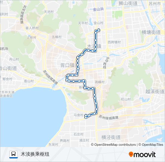 508路 bus Line Map