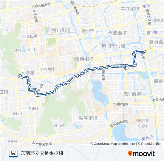 512路 bus Line Map