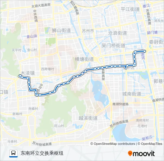 512路 Bus Line Map