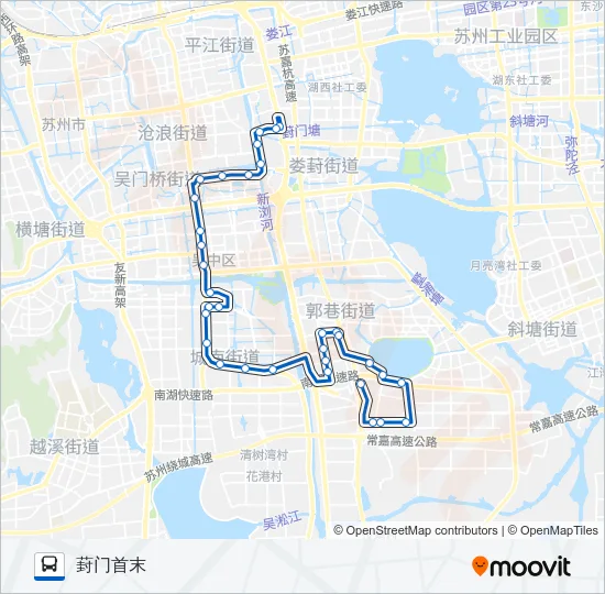 513路 Bus Line Map