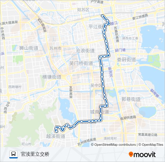 公交514路的线路图