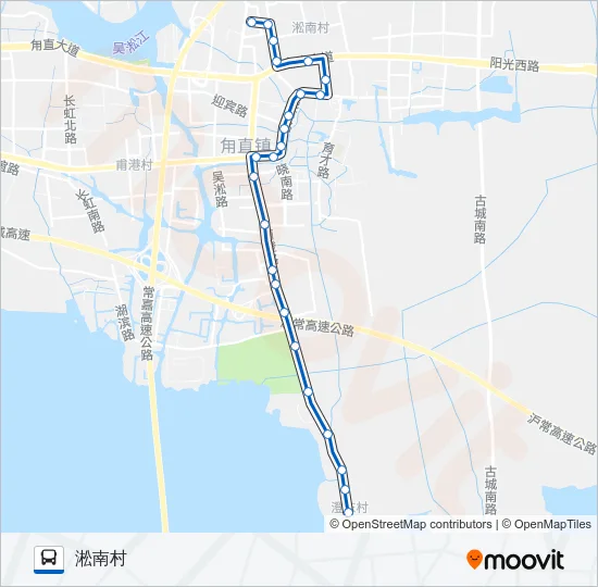 521路 Bus Line Map