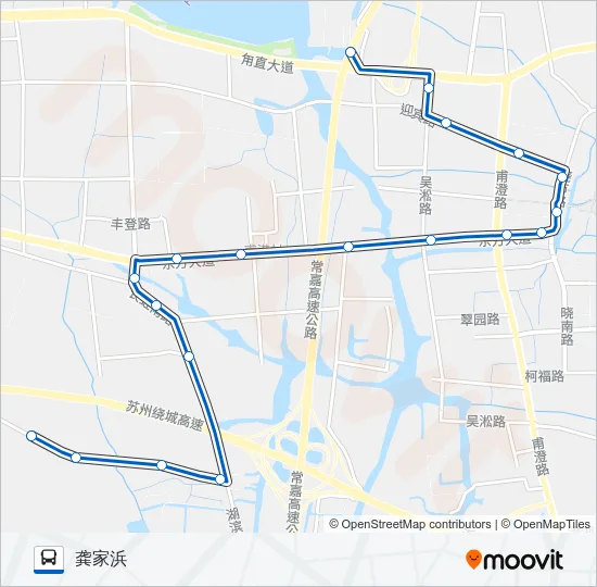 523路 Bus Line Map