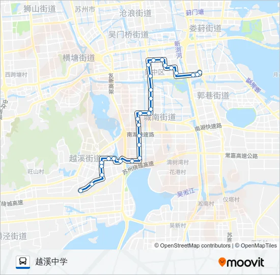 553路 Bus Line Map