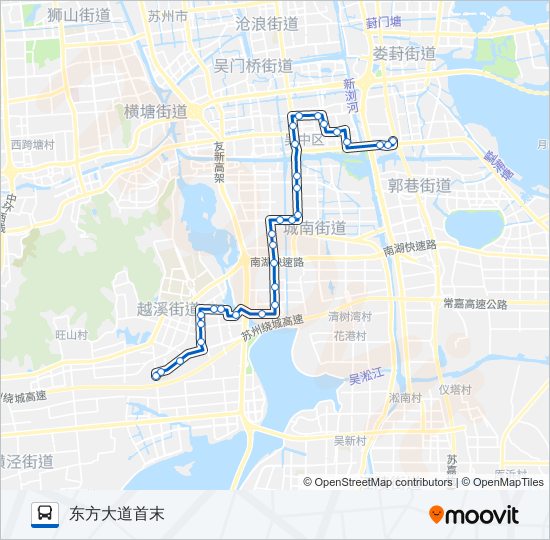 公交553路的線路圖