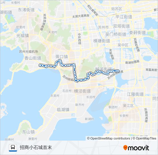 公交585路的线路图