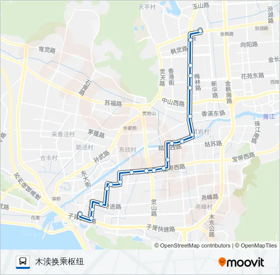 615路 Bus Line Map