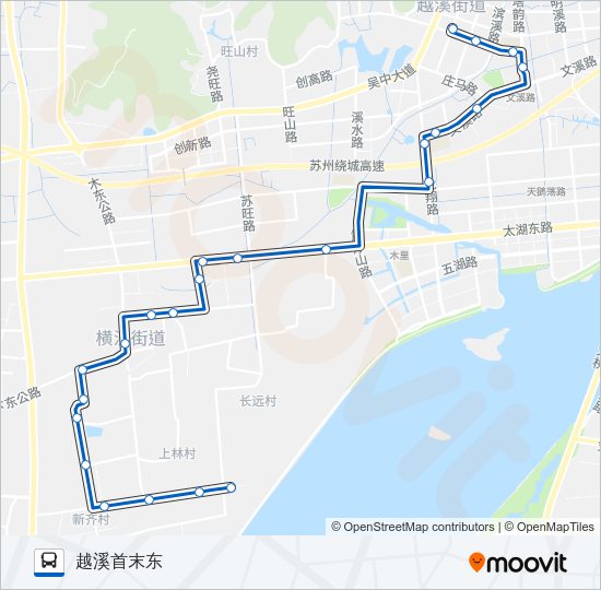 公交623路的线路图