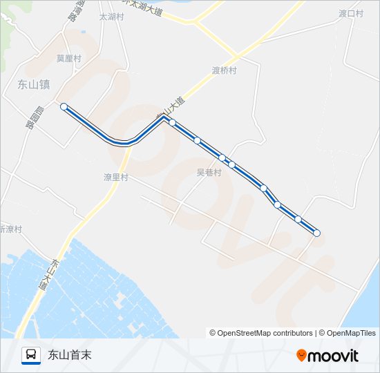 公交624路的线路图