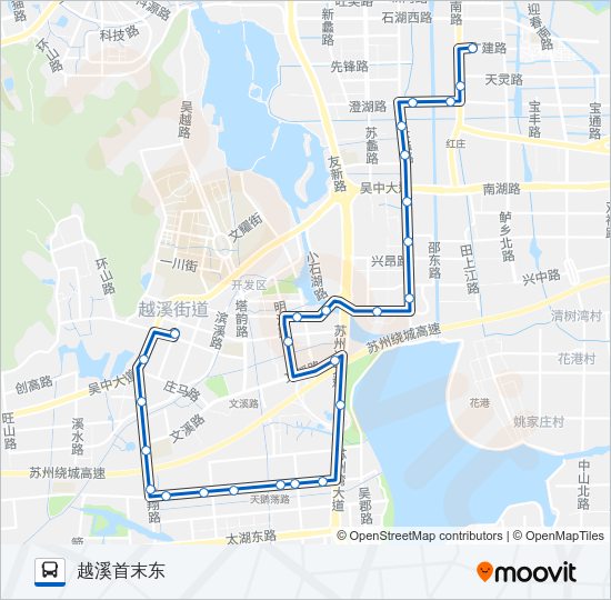 公交626路的线路图